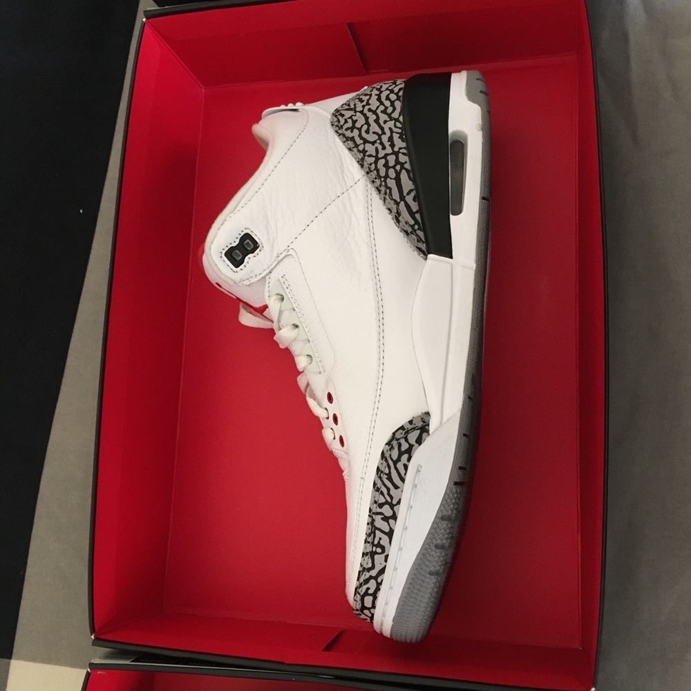 Air Jordan white cement 3’s